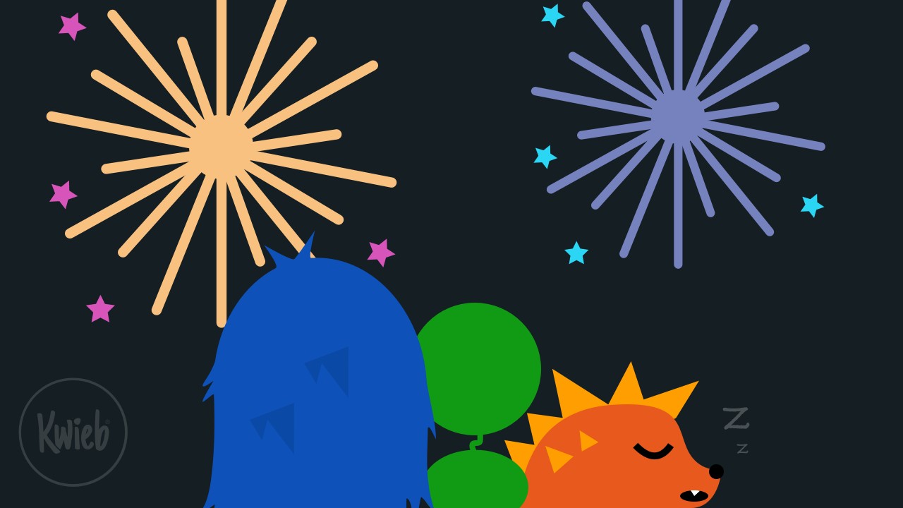 Toasten op het nieuwe jaar groep 7